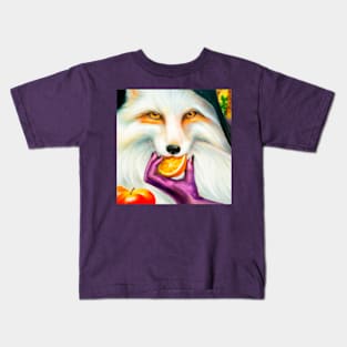 Painting of a fox Kids T-Shirt